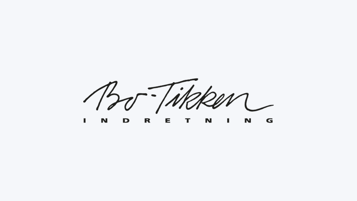 Bo-Tikken Indretning logo på lys baggrund