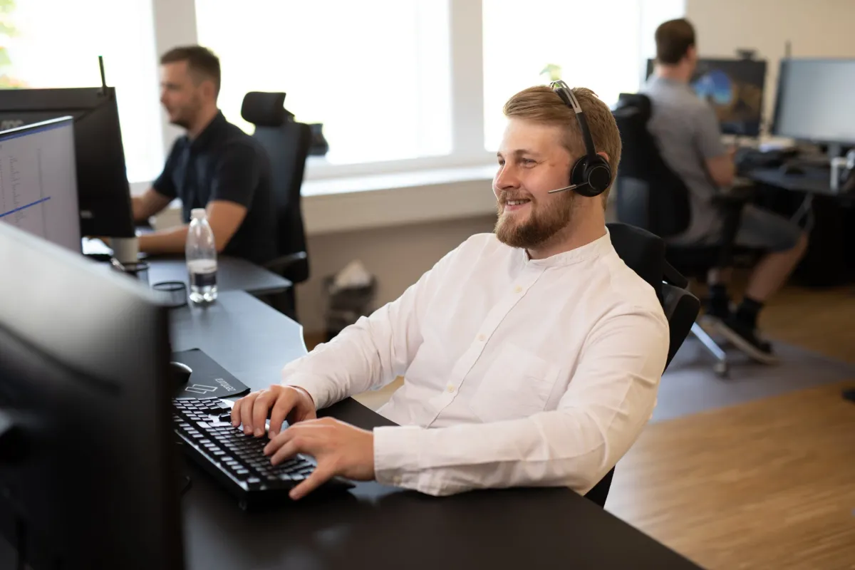 Home office workspace